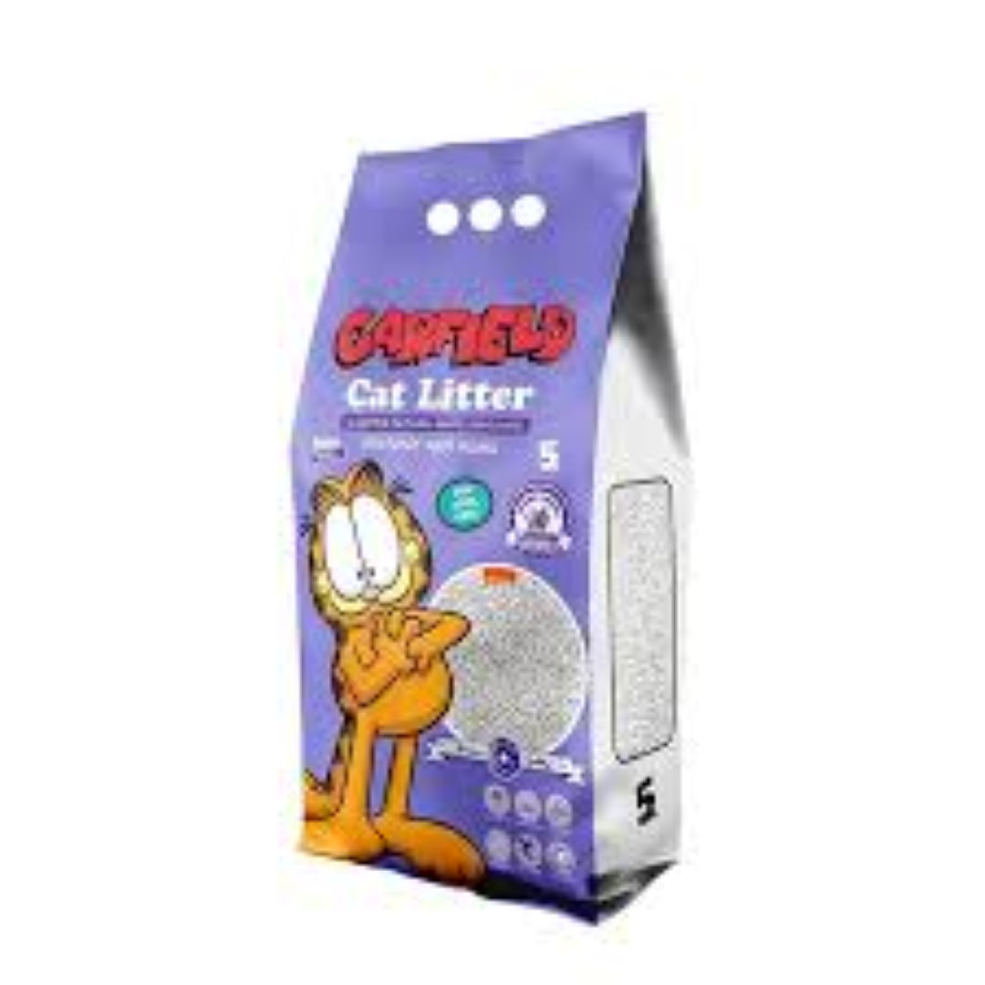 GARFIELD BENTONITE LAVENDER CAT LITTER 5LT